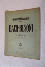 BACH-BUSONI Capriccio in Bb major for Piano