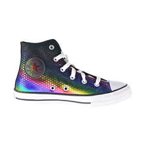 rainbow black converse