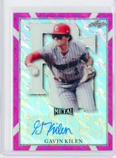 2021 Leaf Perfect Game Metal GAVIN KILEN Pink Marble AUTO Autograph RC 1/1