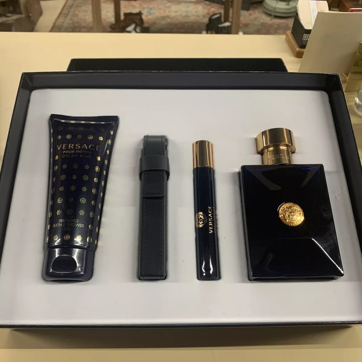 Versace 4 Piece Men s Gift Set Dylan Blue eBay