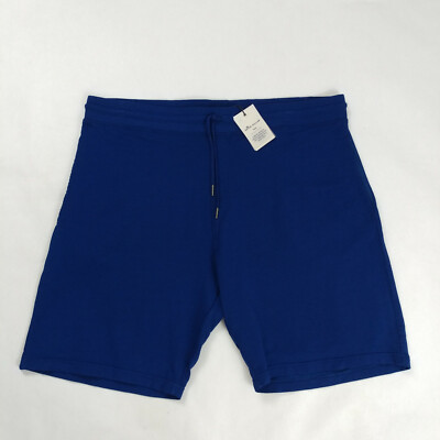 $98 Peter Millar Seaside Men`s Shorts Size 2XL 40 ATL Blue Cotton Modal