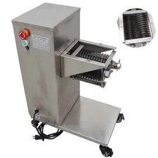 12mm QE Electric Meat Cutting Machine Meat Slicer 500KG/H 110V Pork Beef Mutton