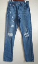 Levi  s 501 Premium Big E Skinny Button Fly Jeans Size 25 Length 28 27 