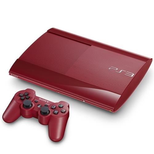 Sony PlayStation 3 PS3 Super Slim 500GB Video Game Console Red + GAMES BUNDLE - Picture 1 of 1