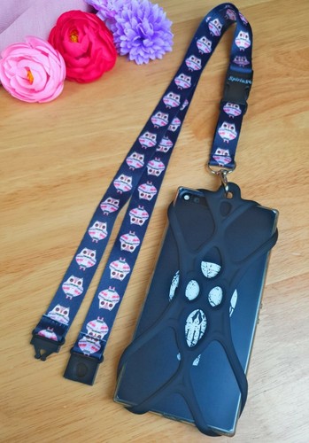 Spirius Mobile phone silicone lanyard belt neck bracelet necklace clip set - 第 122/180 張圖片