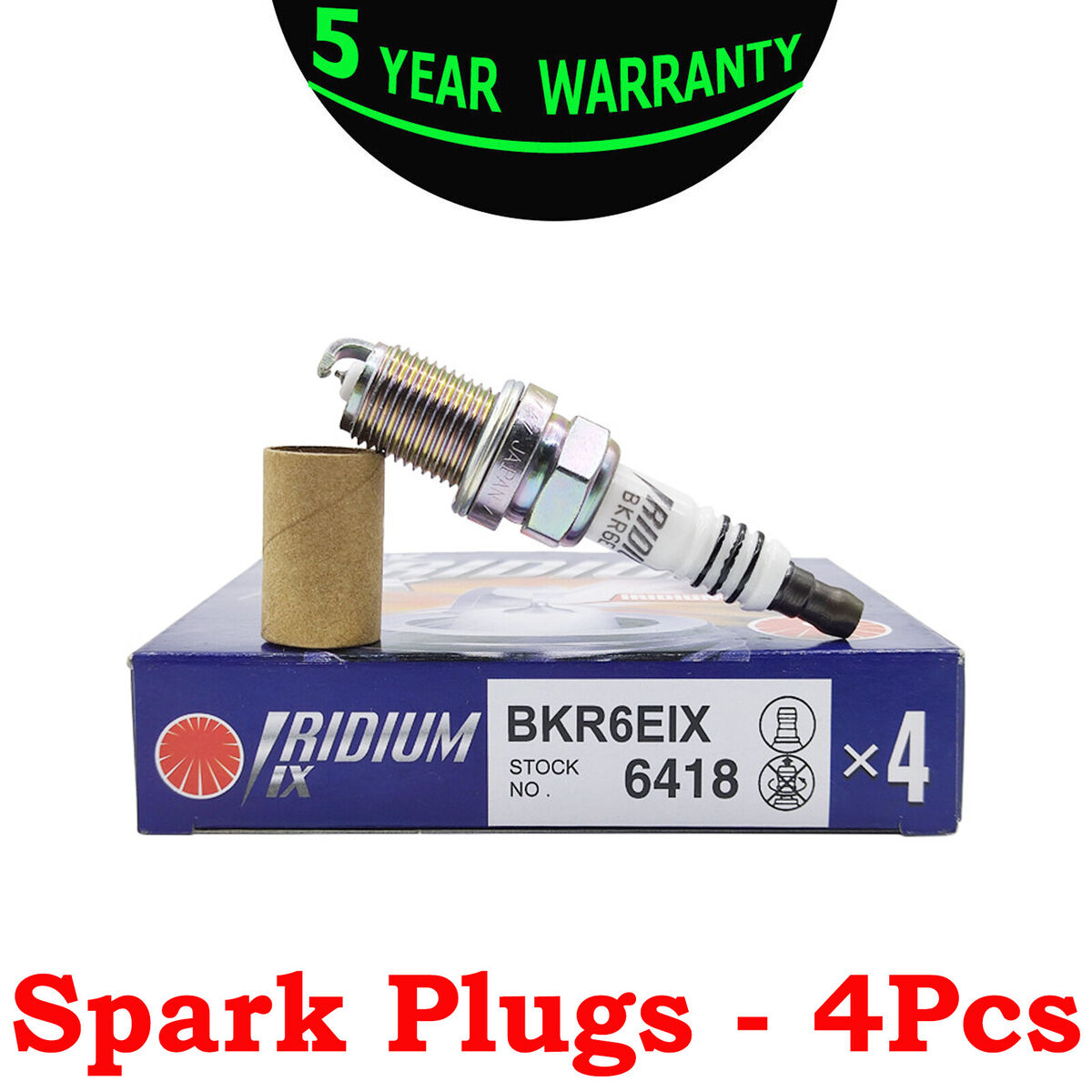 NGK Iridium IX Spark Plug 6418 BKR6EIX NGK Iridium IX Spark Plug 6418 BKR6EIX