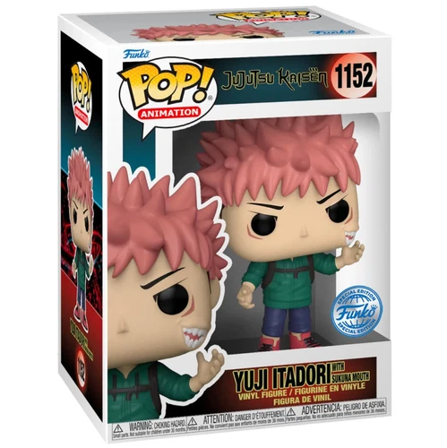 Jujutsu Kaisen Yuji Itadori with Sukuna Mouth (Special Edition) #1152 Funko Pop!