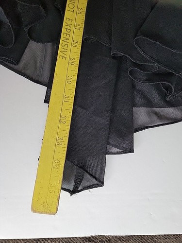 Tadashi Shoji Black Ruffle Asymmetrical Skirt Size Womens XS New $185 - Picture 12 of 12