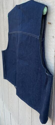 vintage Sears Western Wear denim vest Roebucks snap front cowboycore size XL - Picture 7 of 24