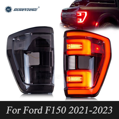HC LED Tail Lights For Ford F150 F-150 2021 2022 2023 Fit for XLT Model Only - Picture 2 of 12