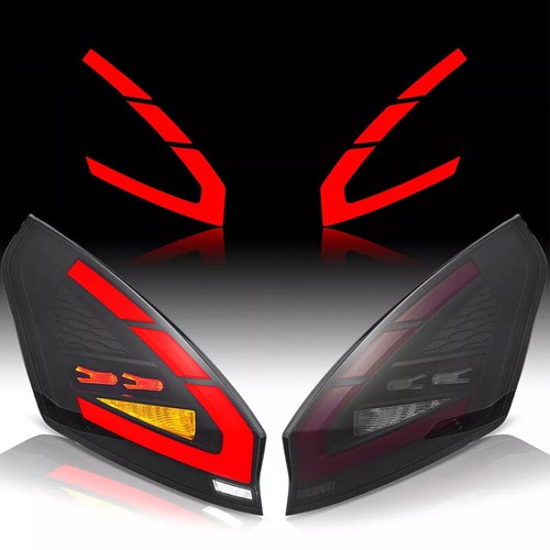 For Ford Fiesta Hatchback SE ST 11-19 Sequential Rear Lamp LED Black Tail Lights - Picture 11 of 19