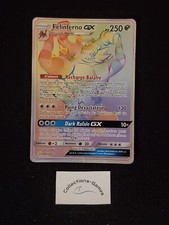 Carte Pokémon Félinferno Gx Rainbow 188/181 - Secrète - SL Duo de Choc - FR