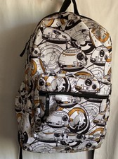 Mochila Escolar Disney Star Wars Niños BB8 Estampado Completo Gráfico