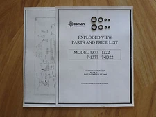 Crosman 1322 1377 Two (2) O-Ring Seal Kits + Exploded View & Seal ID Guide