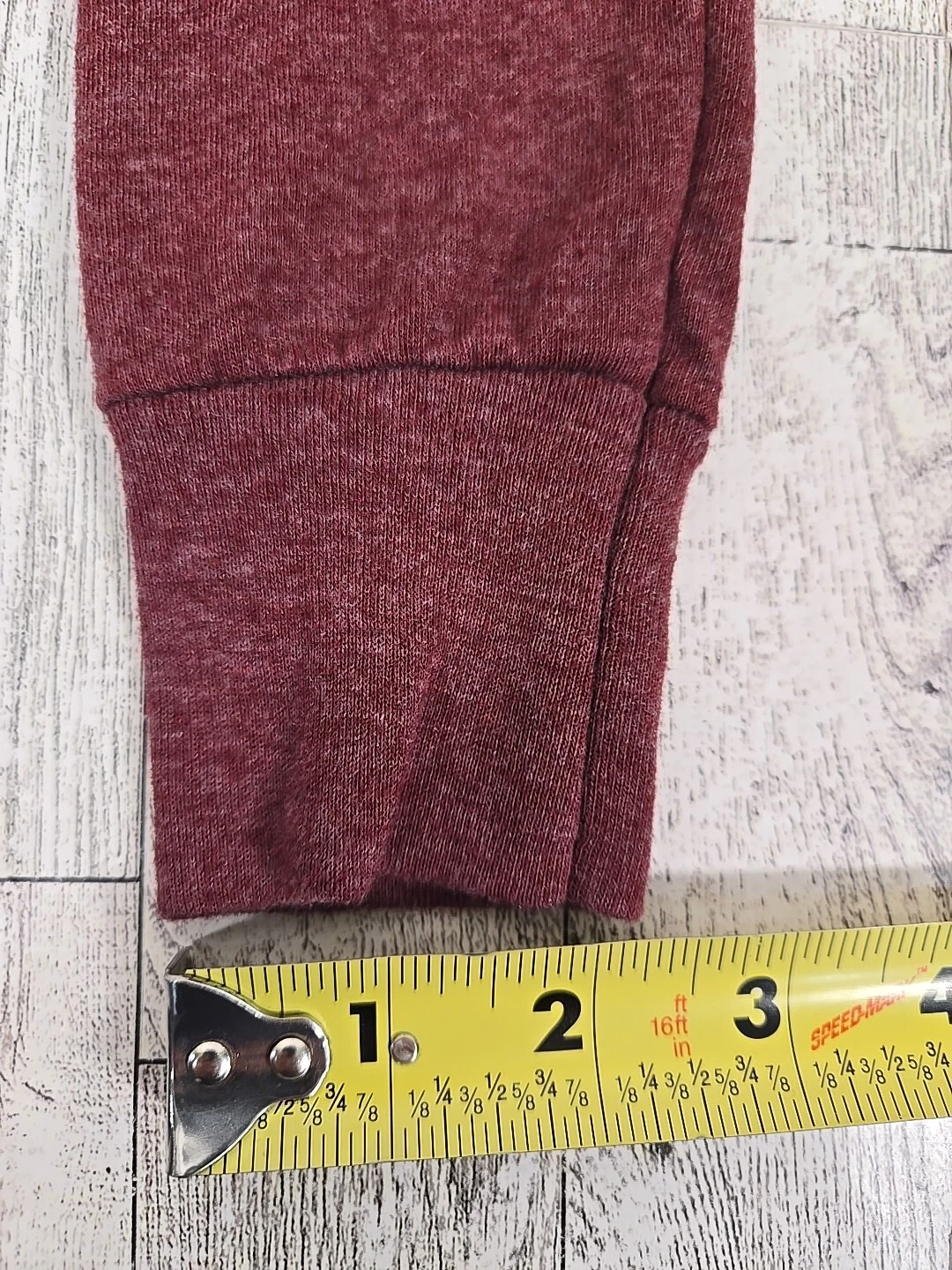 Kinetix Shirt SMALL Mens Casual Luxury Long Sleeve Maroon Heathered Cotton NEW image 5