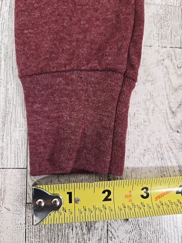 Kinetix Shirt SMALL Mens Casual Luxury Long Sleeve Maroon Heathered Cotton NEW image 5