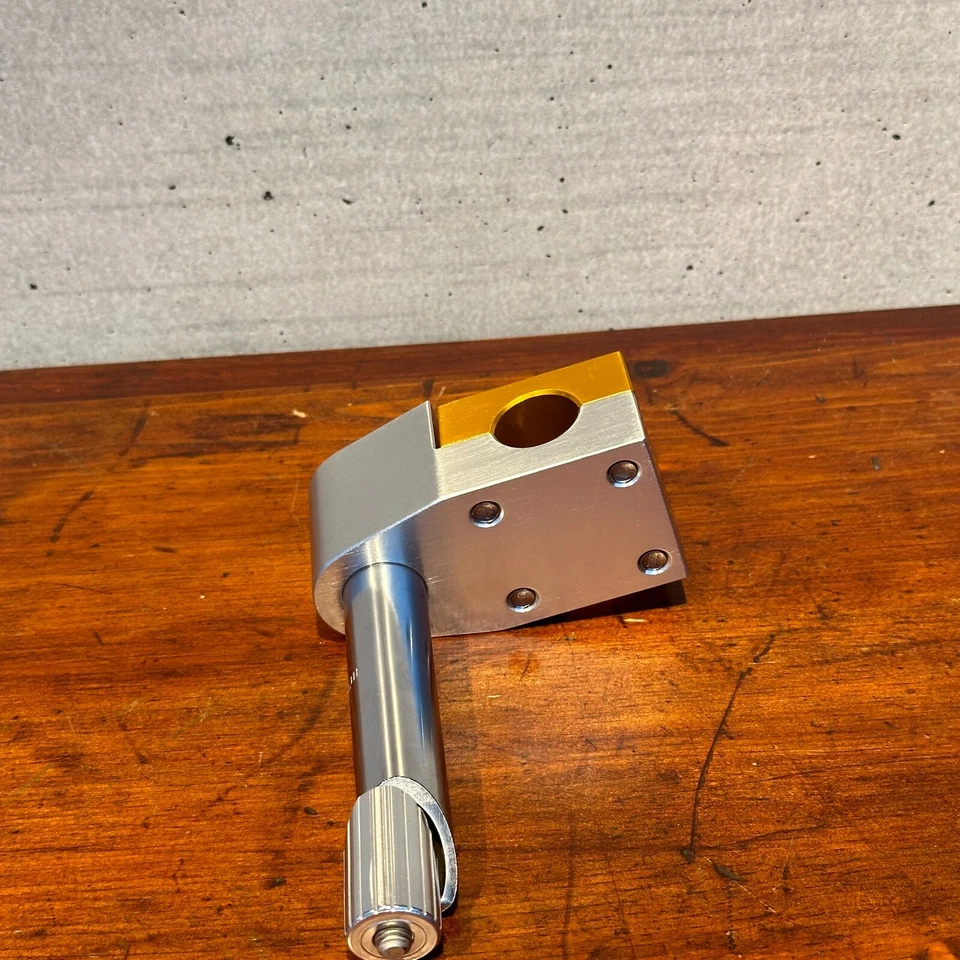 KUWAHARA - NITTO MX-2 - Vástago de pluma BMX tipo vintage 21,0 mm hecho en Japón - DORADO Foto 3 de 4