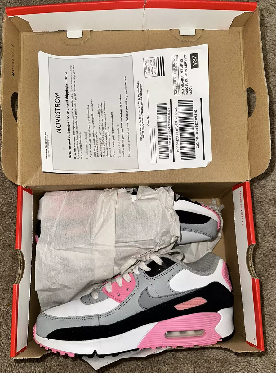 Nike Air Max 90 Recraft Rose GS with receipt 6.5y
