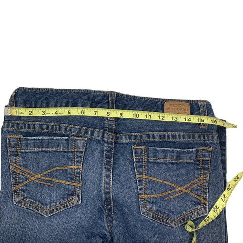 Aeropostale Bayla Skinny Jeans Size 7/8 Blue Denim Stretch Curvy Fit - Picture 7 of 8