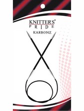 Knitter's Pride ::Karbonz Circular Needles:: 0 US 32 in