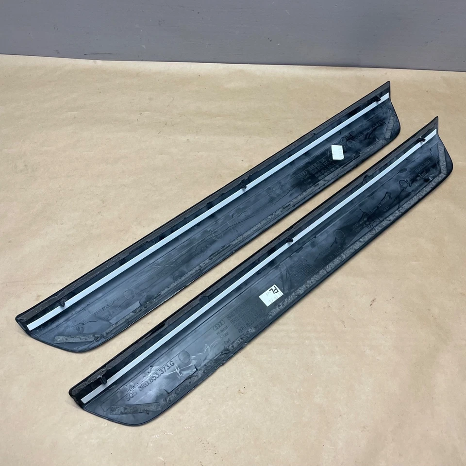 Audi SQ5 2014-17 Juego de molduras de cubierta de placa de desgaste de umbral de puerta delantera trasera izquierda derecha OEM Foto 4 de 4