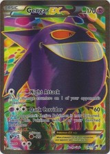 Lightly Played Gengar-EX - 114/119 - Full Art Pokemon Phantom Forces