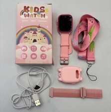 OKYUK 4G Smartwatch, Kids Watch sims included  Pink 