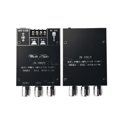 ZK-1002T Bluetooth 5.0 TPA3116 2-Channel 100WX2 Digital Audio Amplifier Module