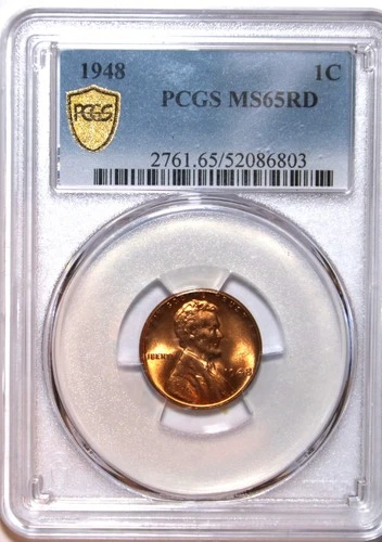 1948 Lincoln Cent - PCGS MS-65 RD - #0601E