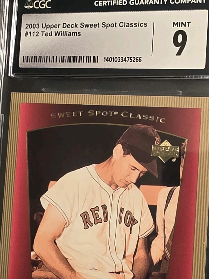2003 Upper Deck TED WILLIAMS #112 Sweet Spot Classic"Teddy Ballgame"  #782/1941 - Image 2 of 4