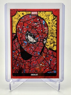 2025 Panini Marvel Anthology; SPIDER-MAN/PETER PARKER; Checklist Card