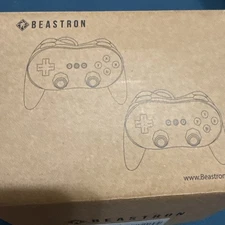 2 Pack Beastron Wired Classic Controller For Nintendo Wii Remote NEW in Box