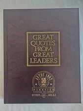 Great Quotes From Great Leaders book ANTEC 1992 50 Years Plastics Detroit SPE