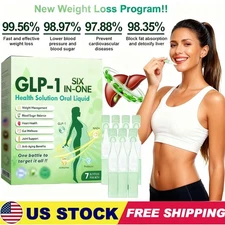 GLP-1 SIX-in-ONE Health Solution Oral Liquid, Advanced Body Care Liquids Drop US