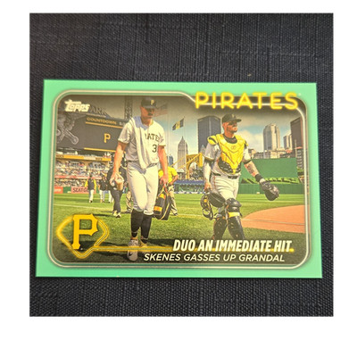 Topps 2024 Update Veteran Combos Teal Paul Skenes Yasmani Grandal Pirates US160