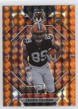 2023 Panini Mosaic Rookies Orange Mosaic Prizm 170/199 Cedric Tillman #296 11qd