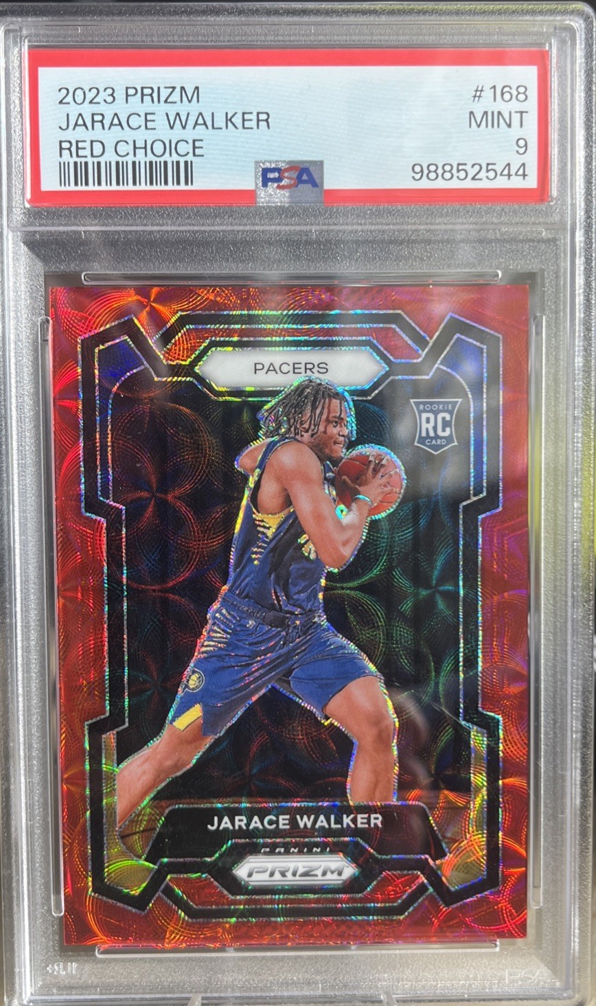 2023-24 Panini Prizm Choice Red /88 Jarace Walker Rookie Card #168 Pacers