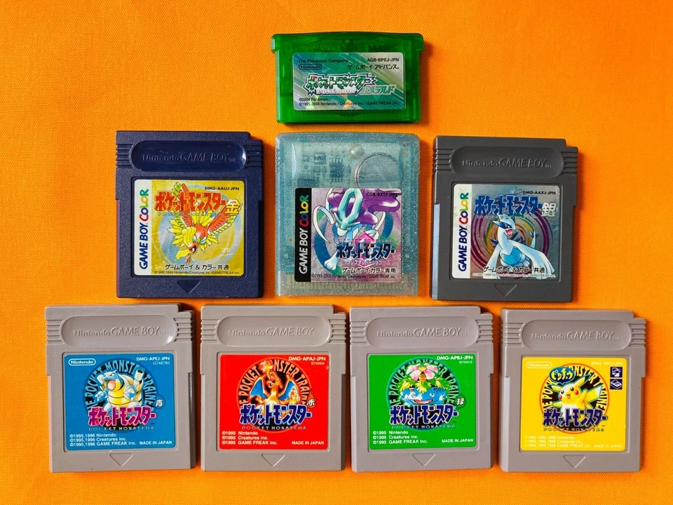 Gameboy pokemon games GB GBC GBA Series Japanese ver.cartridge only - Image 1 of 1