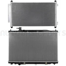 Automotive Aluminum Radiator & AC Condenser Cooling Kit For 2010-2011 Honda CR-V