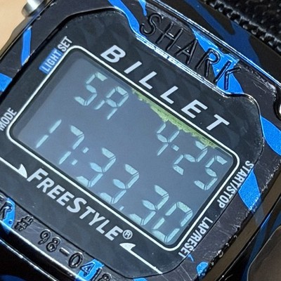 FREE STYLE SHARK BILLET デジタル時計 Freestyle Shark BILLET Aluminum Blue Black Surf Digital Watch