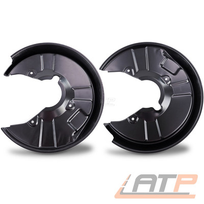 2x DECKBLECH BREMSSCHEIBE HINTEN LINKS + RECHTS FÜR AUDI A4 8E 8H SEAT EXEO 3R