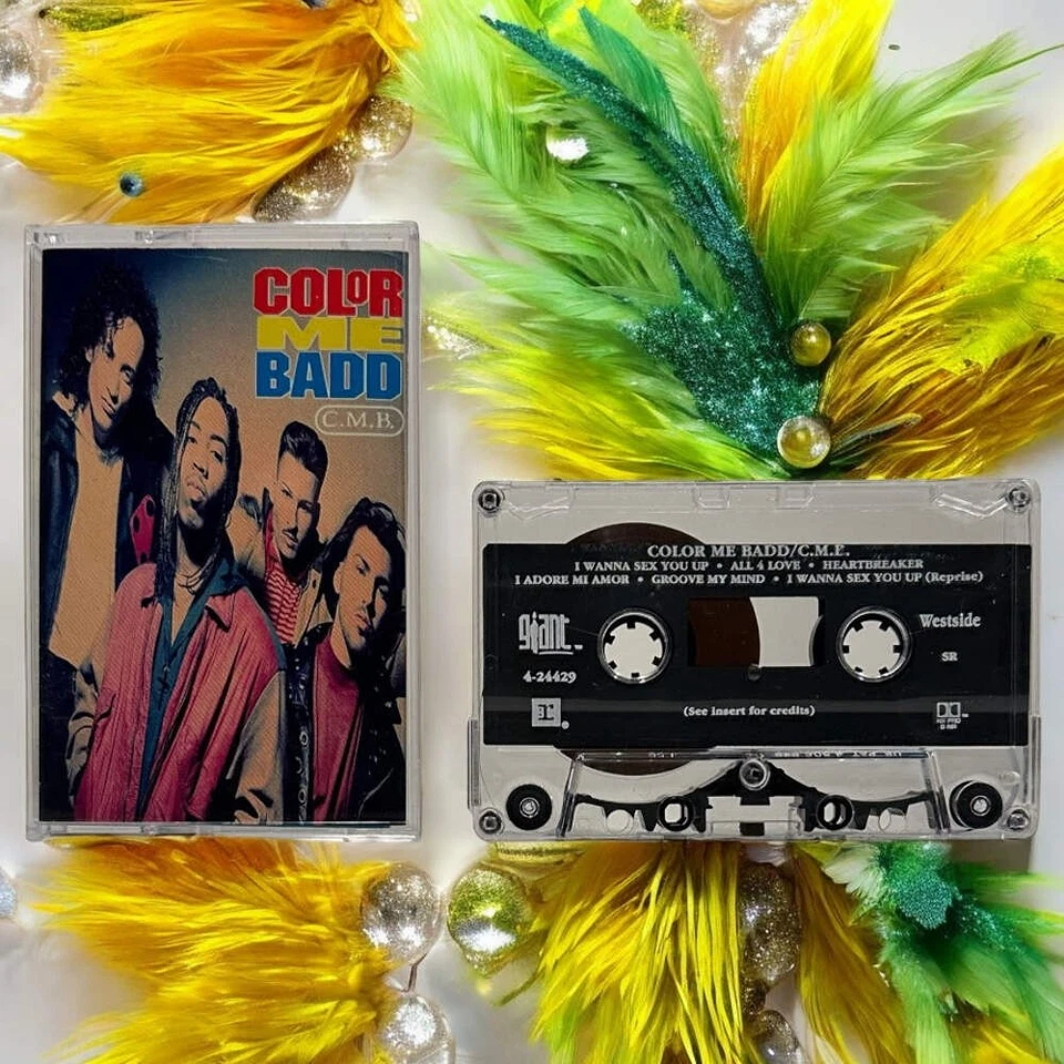 •COLOR ME BADD - C.M.B.• ~1991 OG PRESSING~ (CASSETTE TAPE) (2) - Image 2 of 4