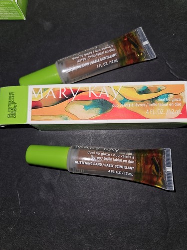 Mary Kay Dual Lip Glaze Glistening Sand/ Sable One New In Box Other New Without