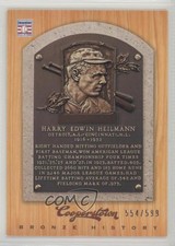 2012 Panini Cooperstown Bronze History 554/599 Harry Heilmann #40 HOF 3w0