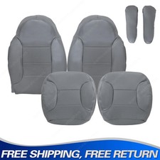 For 1992-96 Ford Bronco Driver Passenger Leather Seat Cover With Armrest Cover
