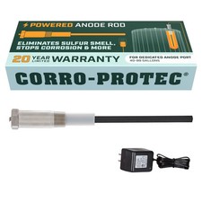 Corro-Protec Powered Anode for Water Heater, 20-Year Warranty Eliminates Smell