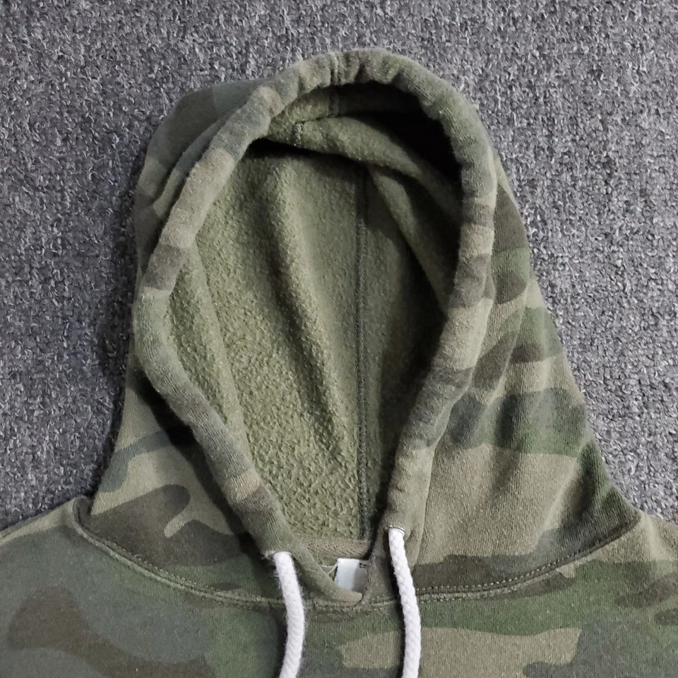 Sudadera con Capucha Lil Uzi Vert Adulto Talla Pequeña Verde Camuflaje Murciélago Rey Hip Hop Polar Rap Foto 3 de 4