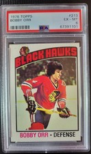 1976-77 Topps BOBBY ORR #213 PSA 6 HOF 