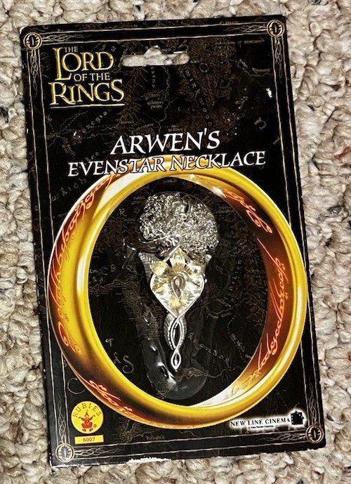 NEW Sealed Official LOTR Arwen’s Eve Star Necklace By Rubies 6007