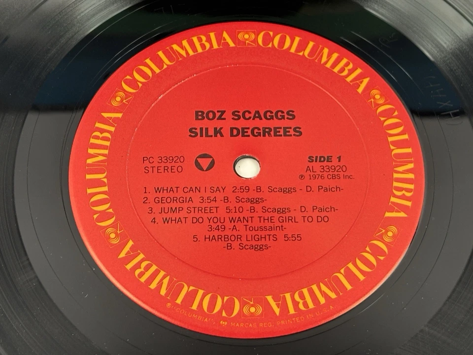 Boz Scaggs – Silk Degrees (1976, Vinyl LP) PC-33920 Foto 4 de 4